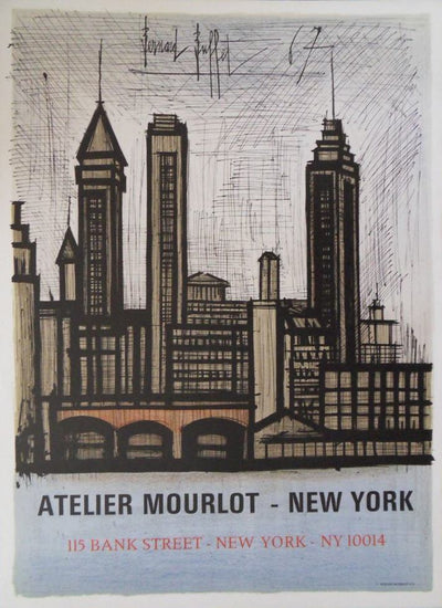 Bernard BUFFET : New York, 1967 - Lithographie