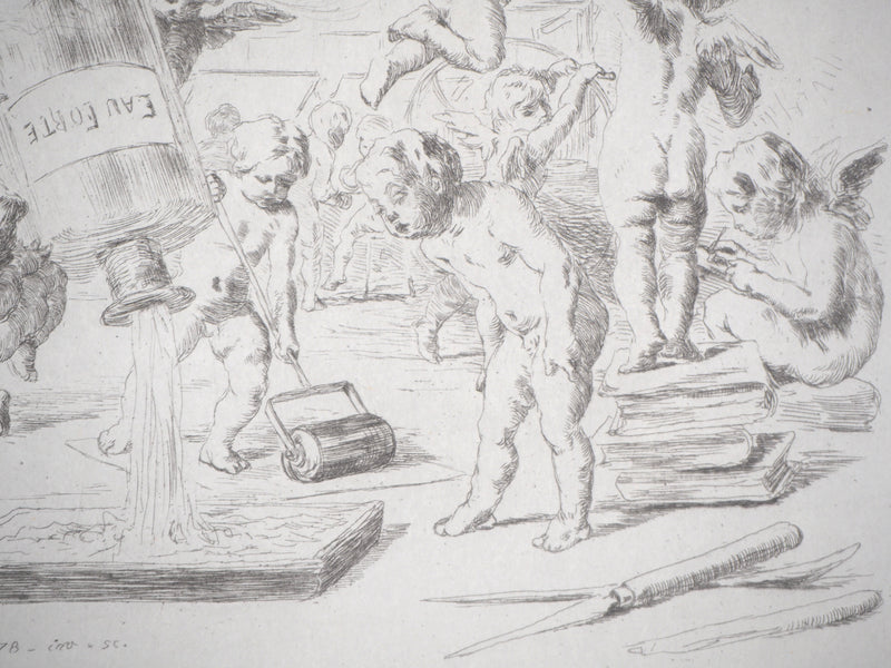 Eugène BURNAND : Angelots : Frontispice de L&