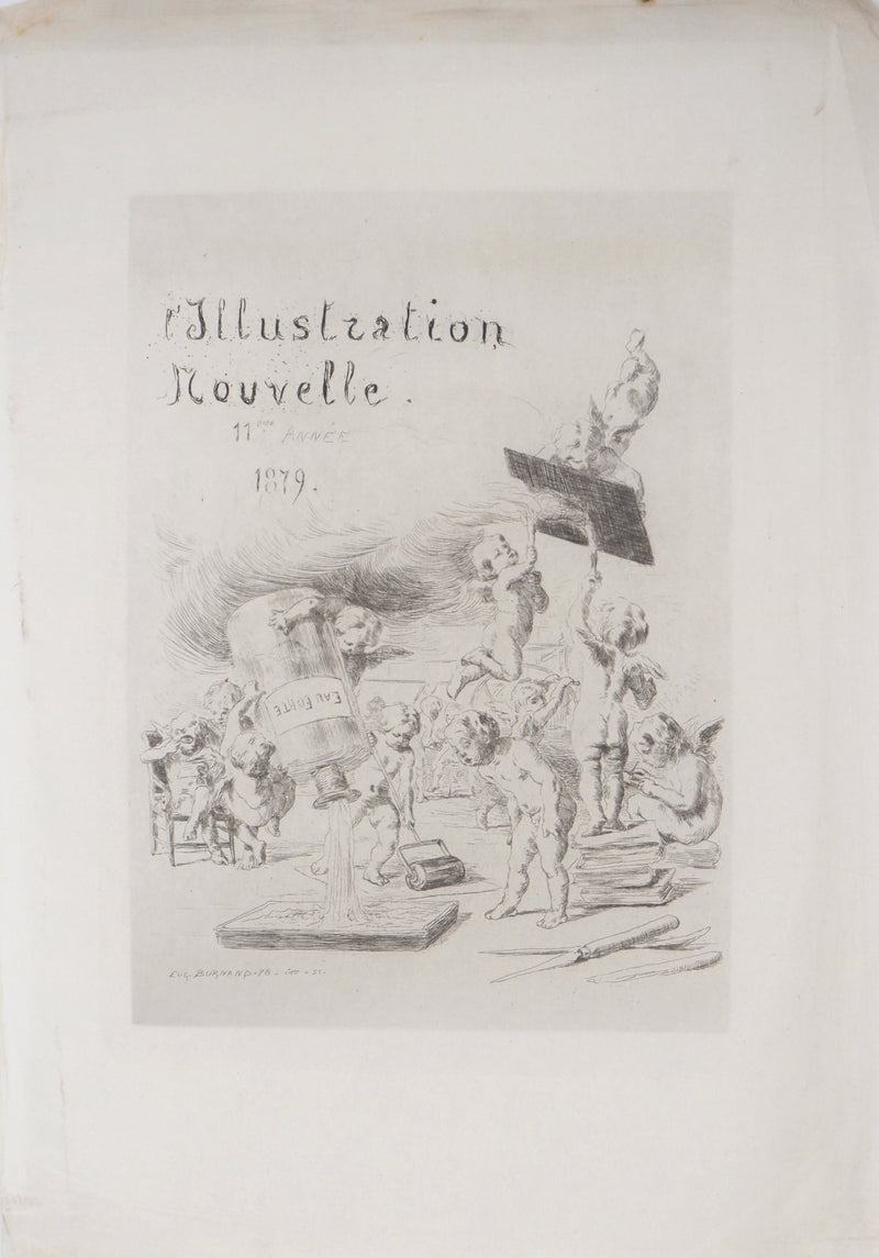 Eugène BURNAND : Angelots : Frontispice de L&