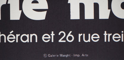 Pol BURY : Assemblage géométrique - Affiche (détail)
