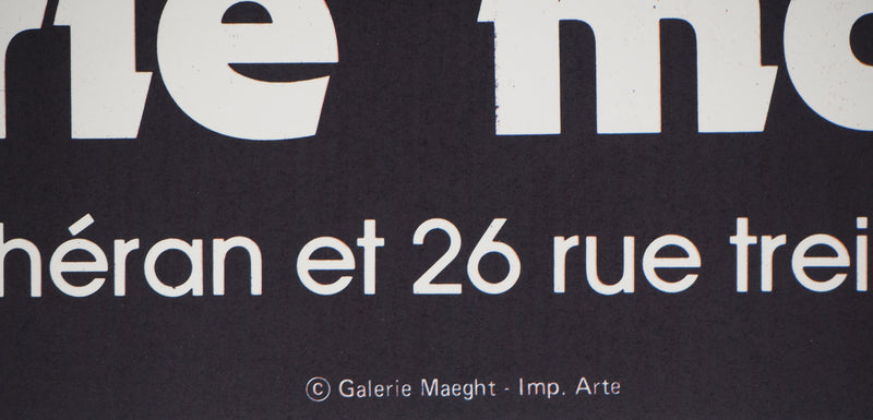Pol BURY : Assemblage géométrique - Affiche (détail)