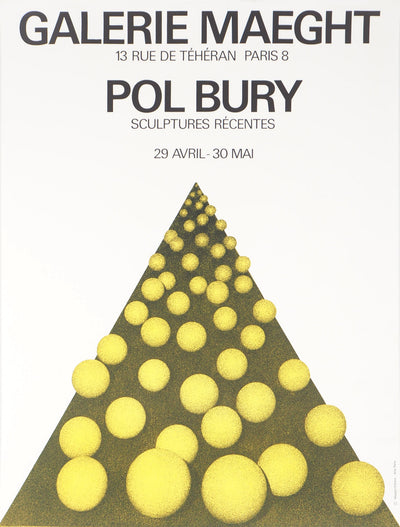 Pol BURY : Sculptures récentes - Affiche