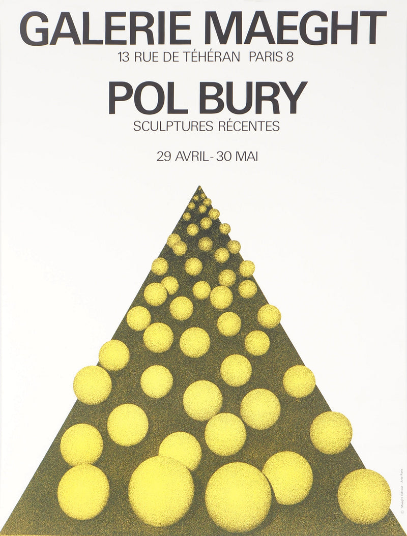 Pol BURY : Sculptures récentes - Affiche