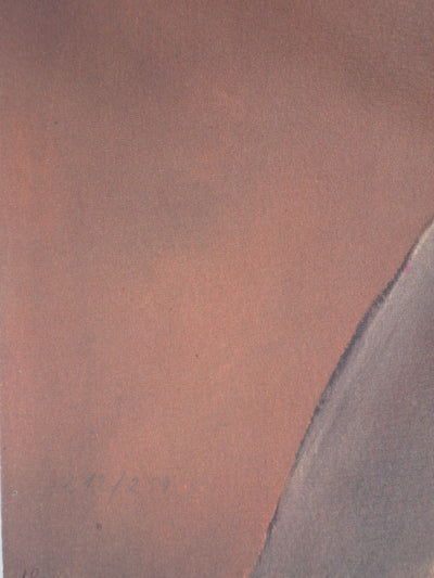 Constantin BYZANTIOS : L'athlète - Lithographie (détail)