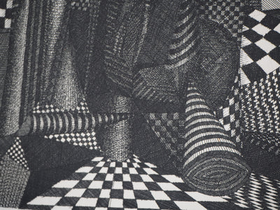 Roland CABOT : Abstraction n°6 - Gravure (détail)