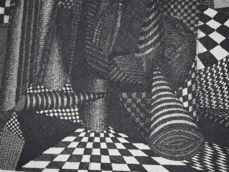 Roland CABOT : Abstraction n°6 - Gravure (détail)