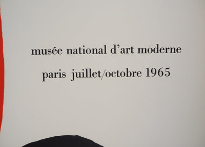 Alexander CALDER : Homme tigre et homme rouge, Affiche originale (photo de détail 5) - Crédit photo : Galerie Art.Paris