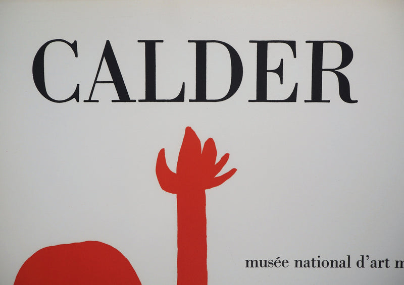 Alexander CALDER : Homme tigre et homme rouge, Affiche originale (photo de détail 6) - Crédit photo : Galerie Art.Paris