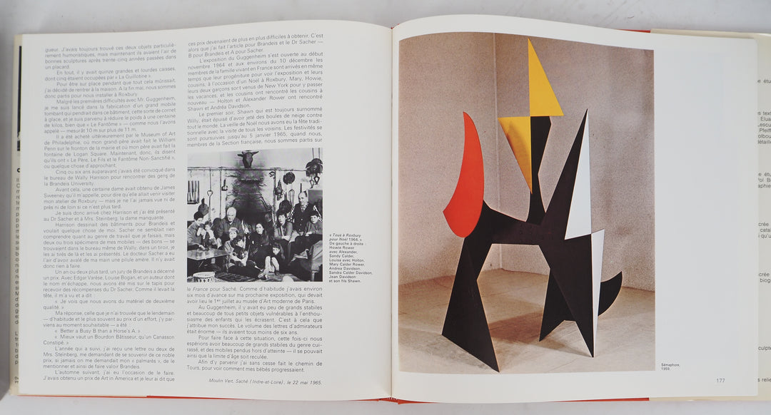 Alexander CALDER: Autograph dedication, Original lithograph