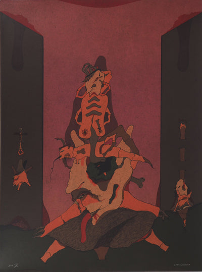 Jorge CAMACHO : Conscient et inconscient, 1974 - Lithographie