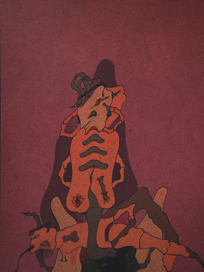 Jorge CAMACHO : Conscient et inconscient, 1974 - Lithographie (détail)
