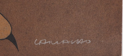 Jorge CAMACHO : Homme volant 1974 - Lithographie (détail)