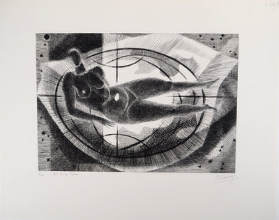 Robert CAMI : L'Oeil de la terre, 1970 - Gravure