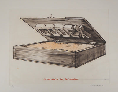 Titus CARMEL : Codex, 1972 - Gravure