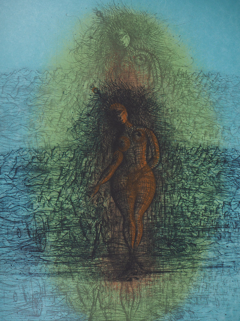 Jean CARZOU : Venus - Lithographie (détail)