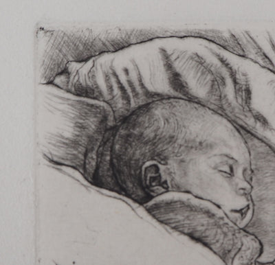 François CAYOL : Alice - Gravure (détail)