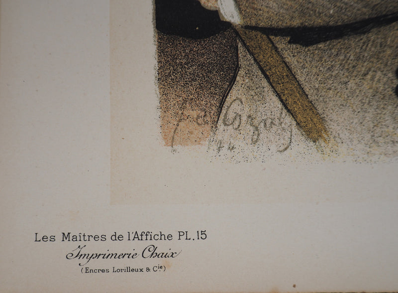 Frédéric-Auguste CAZALS : 7ème Exposition du Salon des Cent, 1895 - Affiche (détail)