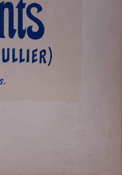 Jules CHÉRET : Redoute des étudiants - Affiche (détail)
