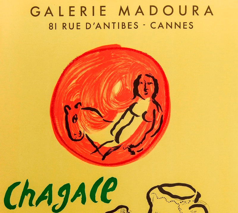 Marc CHAGALL : Céramiques Madoura, Affiche originale (photo de détail 3) - Crédit photo : Galerie Art.Paris