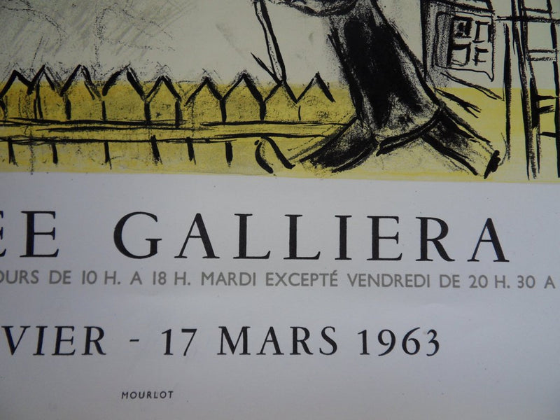 Marc CHAGALL : Le Cirque, Révolution, Affiche originale (photo de détail 5) - Crédit photo : Galerie Art.Paris