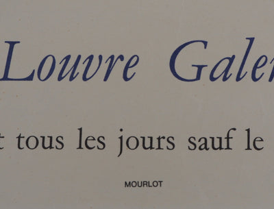 Marc CHAGALL : La lutte de Jacob et de l'ange, Affiche originale (photo de détail 6) - Crédit photo : Galerie Art.Paris