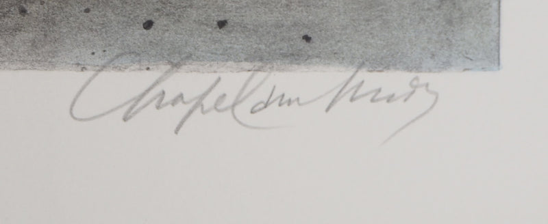 Roger CHAPELAIN-MIDY : Bible : Le châtiment de Sodome et Gomorrhe - Lithographie (détail)
