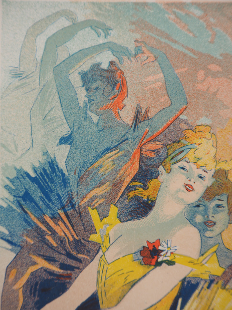 Jules CHERET : Les ballerines (Les coulisses de l&