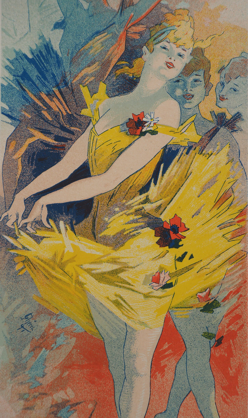 Jules CHERET : Les ballerines (Les coulisses de l&