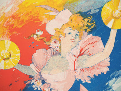 Jules CHERET : Au cabaret (Olympia), 1897 - Affiche (détail)