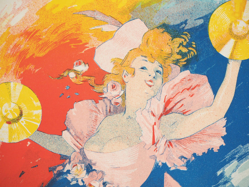 Jules CHERET : Au cabaret (Olympia), 1897 - Affiche (détail)