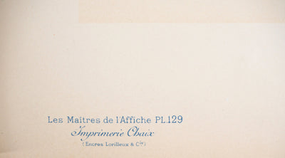 Jules CHERET : Jeunes cavalières (Casino d'Enghien), 1897 - Affiche (détail)