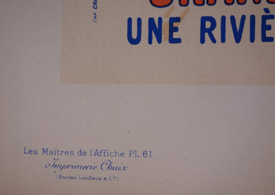 Jules CHERET : Une cavalière élégante, 1897 - Affiche (détail)