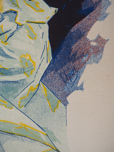 Jules CHERET : Femme élégante avec son apéritif, 1895 - Affiche (détail)