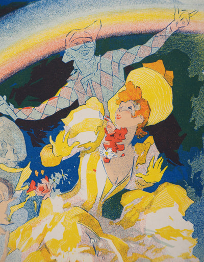 Jules CHERET : Folies-Bergère (L'Arc-en-Ciel), 1895 - Affiche (détail)