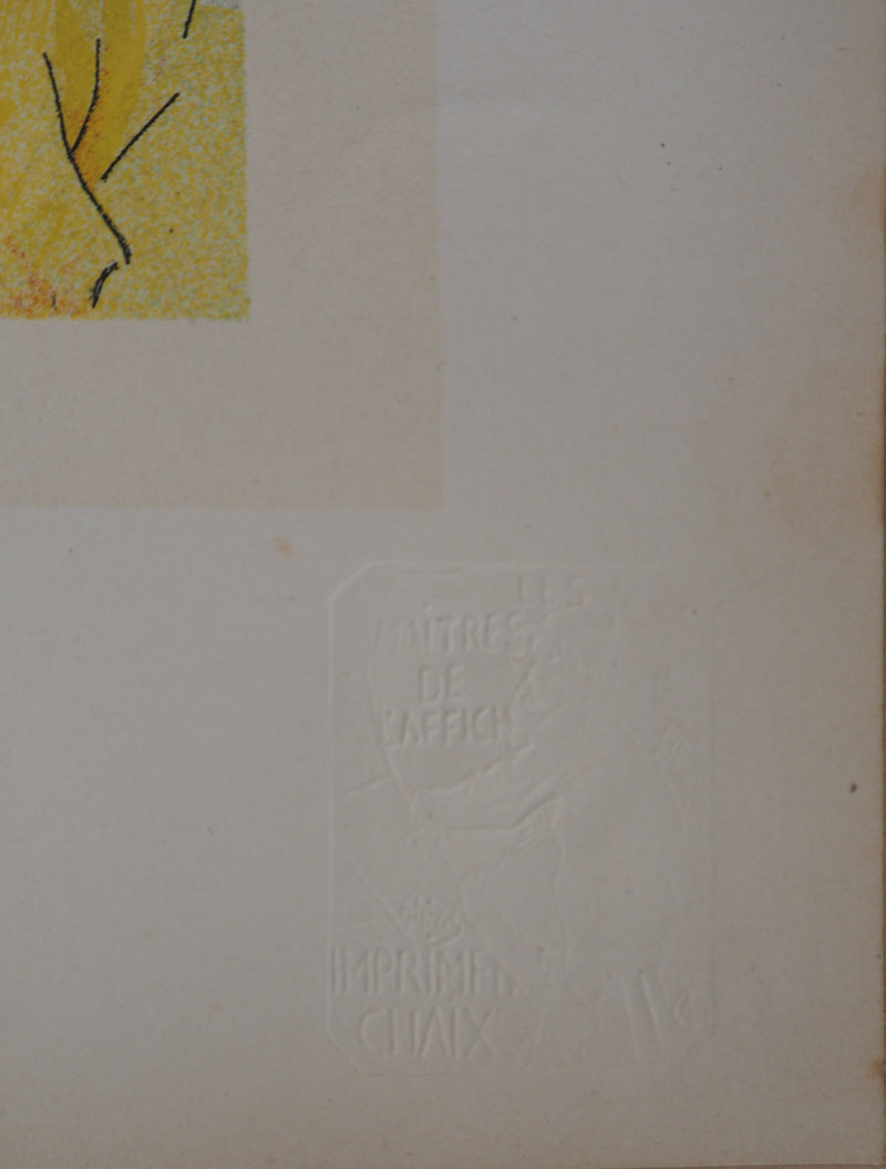 Jules CHERET : Jeune fille au téléphone (Théâtrophone), 1895 - Affiche (détail)