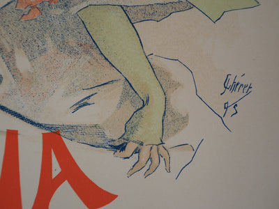 Jules CHERET : Lidia (Alcazar d'été), 1895 - Affiche (détail)