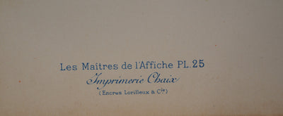 Jules CHERET : Lidia (Alcazar d'été), 1895 - Affiche (détail)