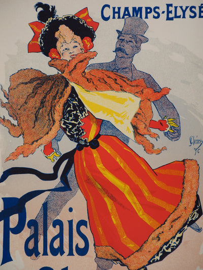 Jules CHERET : Palais de Glace, 1895 - Affiche (détail)