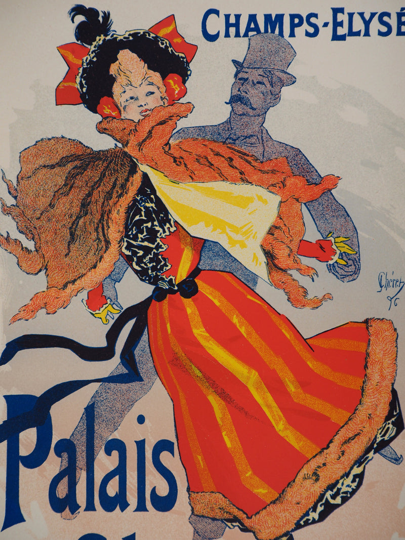 Jules CHERET : Palais de Glace, 1895 - Affiche (détail)