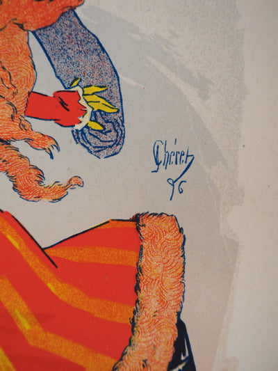 Jules CHERET : Palais de Glace, 1895 - Affiche (détail)