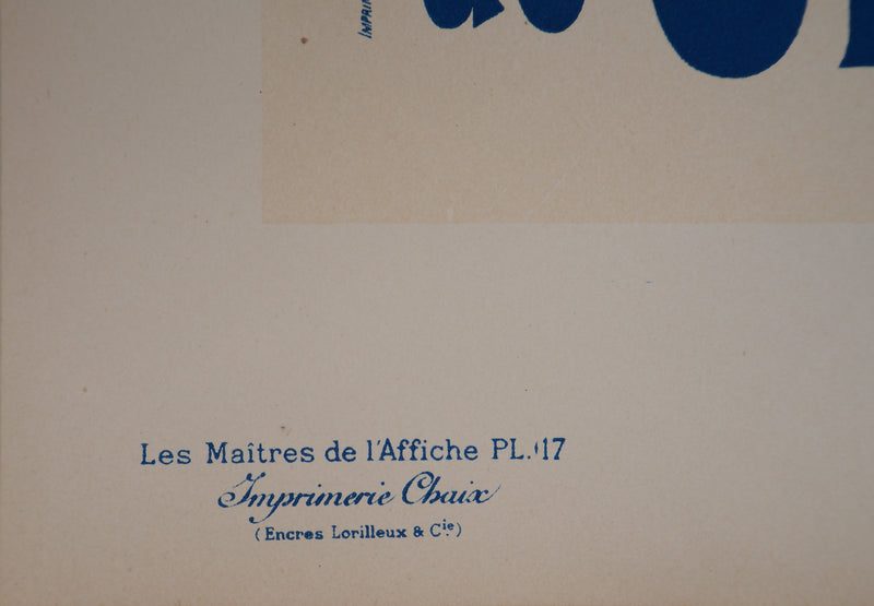Jules CHERET : Palais de Glace, 1895 - Affiche (détail)