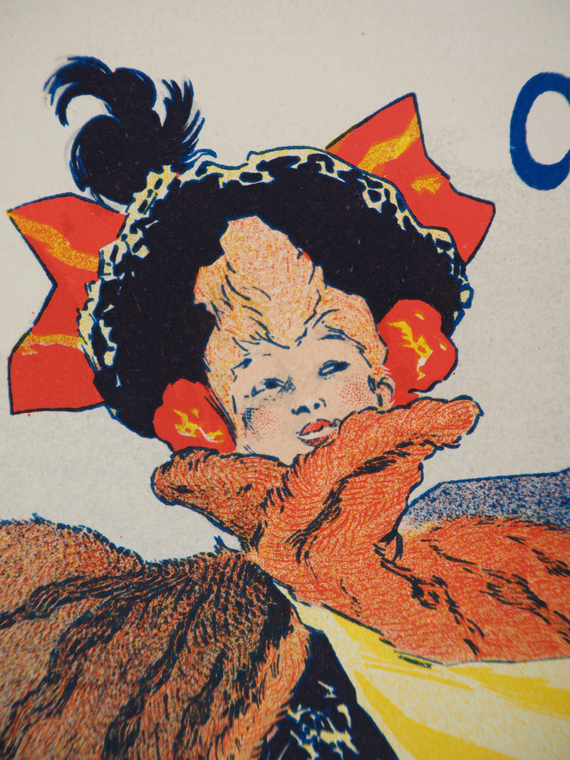 Jules CHERET : Palais de Glace, 1895 - Affiche (détail)