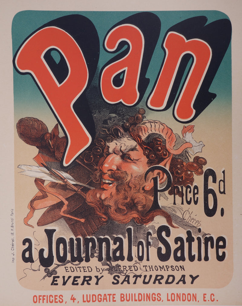 Jules CHERET : Pan, 1897 - Affiche