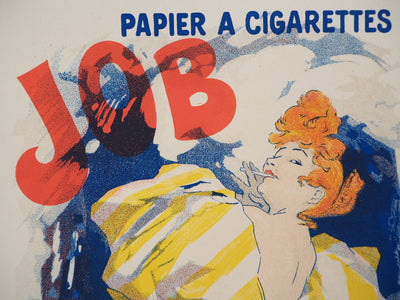 Jules CHERET : Papier à cigarettes Job, 1895 - Affiche (détail)
