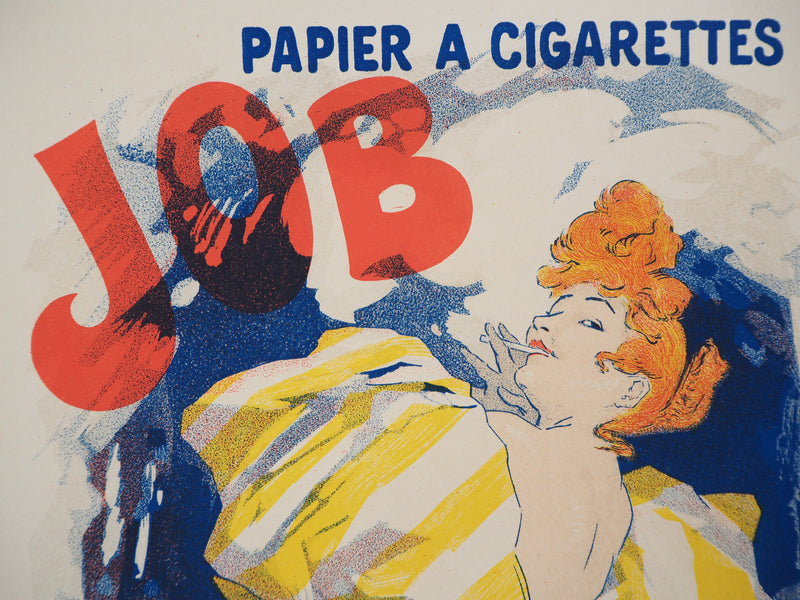 Jules CHERET : Papier à cigarettes Job, 1895 - Affiche (détail)