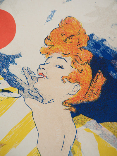 Jules CHERET : Papier à cigarettes Job, 1895 - Affiche (détail)