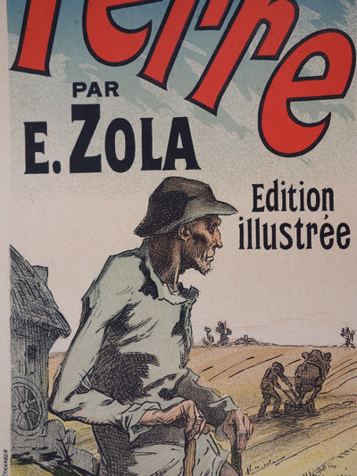 Jules CHERET : Paysan de Zola, 1897 - Affiche (détail)