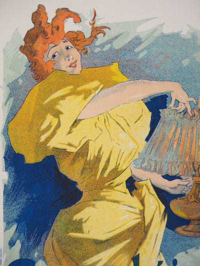 Jules CHERET : Saxoléine, 1895 - Affiche (détail)