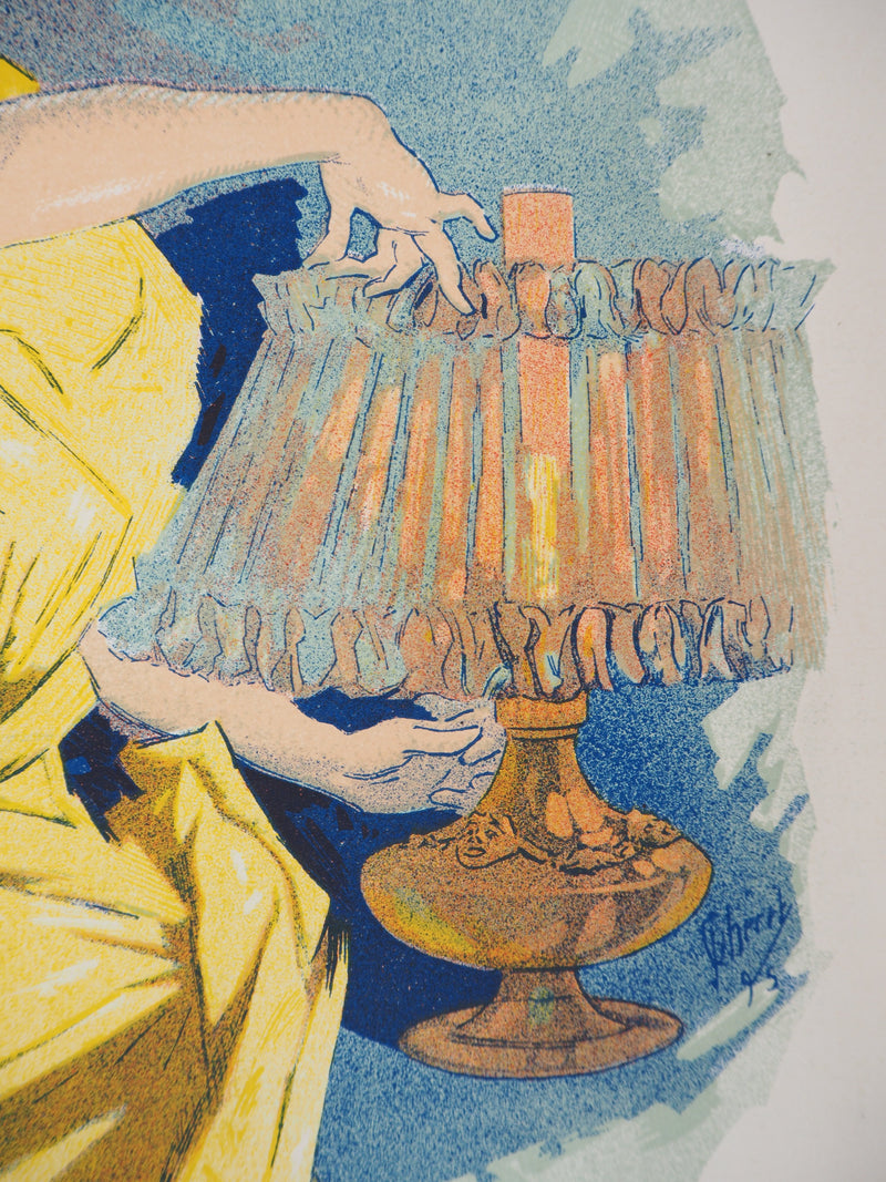 Jules CHERET : Saxoléine, 1895 - Affiche (détail)