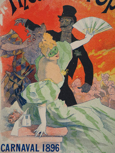 Jules CHERET : Théâtre de l'Opéra, 1895 - Affiche (détail)